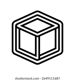 minimalist design line icon vector. minimalist design sign. isolated contour symbol black illustration