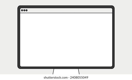 Minimalist Design of a Modern Computer Monitor