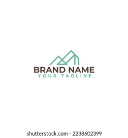 Minimalist design simple Brand Name logo design