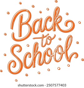 A minimalist design with the text "Back to School".
