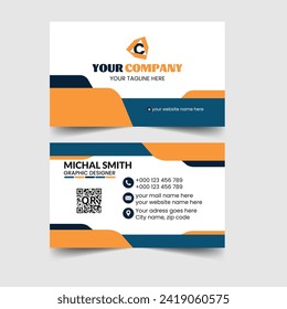 Minimalist Design Visiting Card Template, Business Card Template