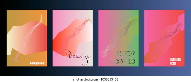 minimalist design.Covers templates set graphic geometric elements.brochures, posters, covers and banners.Applicable for placards.Vector illustrations eps 10 memphis and hipster style