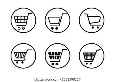 Minimalist designs for modern shopping cart graphics, Appealing visuals for essential grocery items, cart, shopping, supermarket, icons, groceries, retail, purchase, basket, store, market, checkout