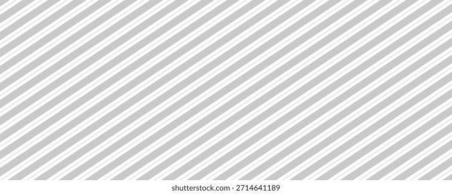 Fondo de patrón rayado diagonal minimalista con líneas paralelas grises claras y blancas, Ilustración vectorial geométrica limpia para la marca corporativa, encabezados de Web y textiles modernos