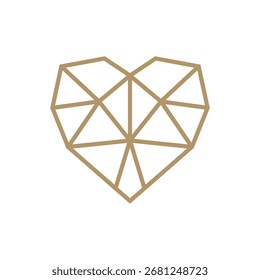 vetor de logotipo de diamante minimalista, ícone de linha simples para joias, pedras preciosas e ilustração de design de marca de luxo
