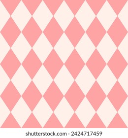Minimalist Diamond Shape Vector Seamless Pattern