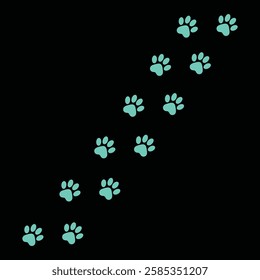 Minimalist Dog Paw Print Outline A Timeless Symbol for Animal Lovers