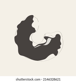 A minimalist donut bite for your designs