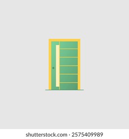 Minimalist door icon vector art clean and modern design perfect for home or office themes