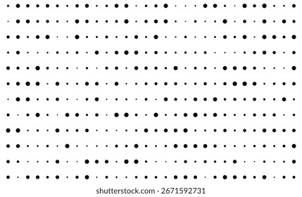 Minimalist dot grid pattern on white background for tech design.