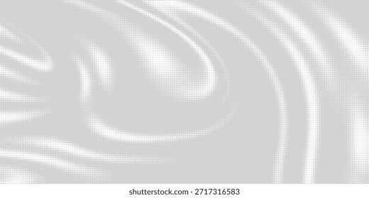 Fondo de textura de tecnología de luz blanca de punto minimalista. Fondo de semitono. Vector blanco minimalista EPS10