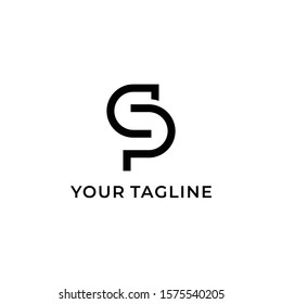 Minimalist DP initialist creative logo