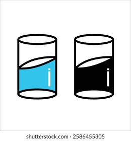 Minimalist Drink Outline Vector Icon Set