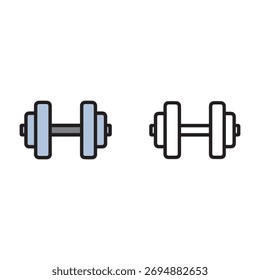 Minimalist Dumbbell Icon Pack
Flat-style gym symbols featuring dumbbells—ideal for workout apps, fitness branding, and strength training graphics.