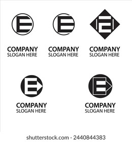 Minimalist e logo design concept