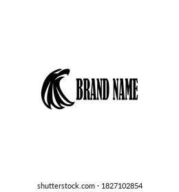 Design-Logo für Adlerkopfform