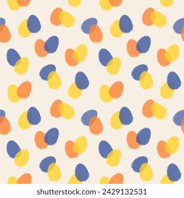 Minimalist Easter background. Seamless pattern. Design for a card, wrapping paper. Vector illustration