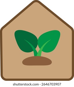 Minimalist eco nature icon set featuring leaves, sprouts, seeds, and green energy elements. Perfect for sustainability, farming, and environmental design needs.