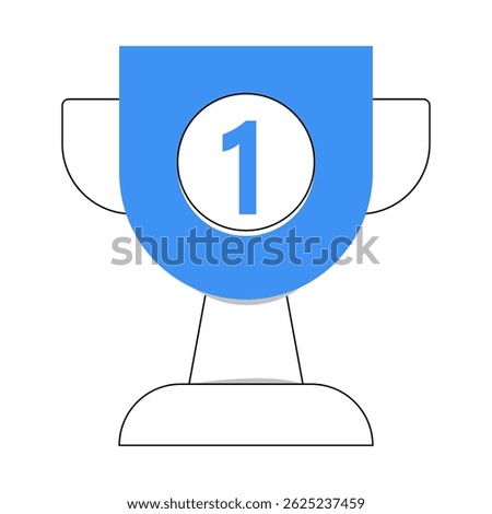 Minimalist education icon in outline and flat design. Perfect for certificates, diplomas, presentations, and learning materials. Vector. 