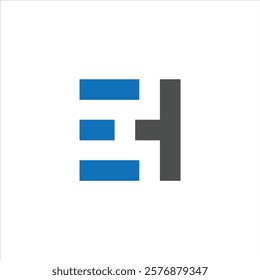 minimalist eh letter logo, HE, EH, H, E  logo EH letter  logo icon 