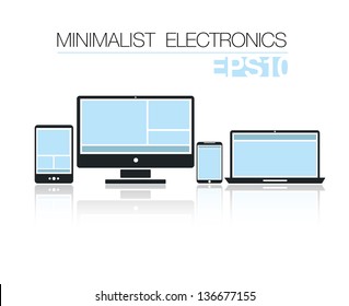 Minimalist Electronic Devices set