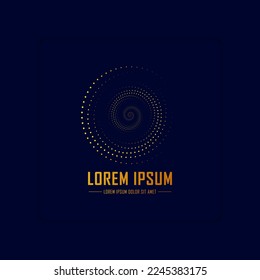 Minimalist and elegant abstract logo. Modern logo element icon design with business card template suitable for corporate identity and logotypes.