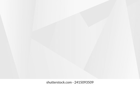 Minimalist elegant background in gray and white colors. Vector illustration with simple gradient. Clear background with curve and geometric abstract patterns. 