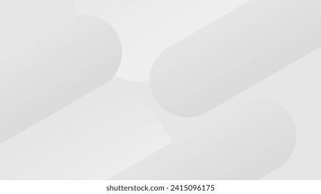 Minimalist elegant background in gray and white. Vector illustration with simple gradient. Clear background with cylinder and geometric abstract patterns. Suitable for web, technology design, posters.