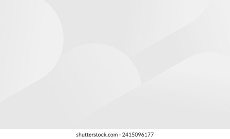 Minimalist elegant background in gray and white. Vector illustration with simple gradient. Clear background with cylinder and geometric abstract patterns. Suitable for web, technology design, posters.