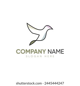 Minimalist Elegant Bird Logo Design