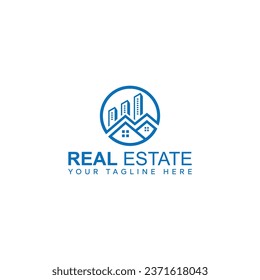 Minimalist elegant building logo design inspiration