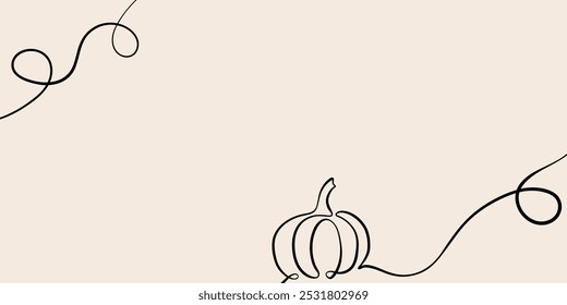 Fondo elegante minimalista de Halloween, marco de Anuncio de Vector Plantilla vacía para tarjetas de invitación o felicitación, diseño conceptual