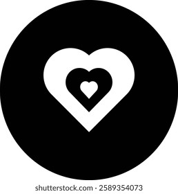 Minimalist and elegant love language icon, representing affection, understanding, and the power of words in relationships. Ideal for dating platforms, counseling services, and love-themed designs.