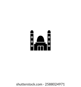 A minimalist and elegant Ramadhan icon, symbolizing the holy month with spiritual and festive elements, perfect for religious events, Islamic branding, and cultural celebrations.