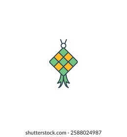 A minimalist and elegant Ramadhan icon, symbolizing the holy month with spiritual and festive elements, perfect for religious events, Islamic branding, and cultural celebrations.
