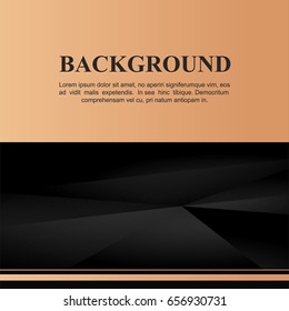 minimalist elegant simple modern background black vector illustration