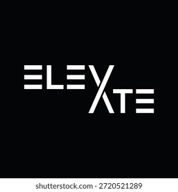 inspiração de design de logotipo de texto elevado minimalista