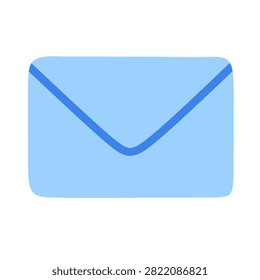 Minimalist email envelope icon suitable for communication apps, contact pages and messaging interfaces.