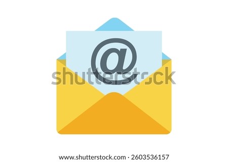 Minimalist Email Inbox Icon, email inbox notification icon, online messaging inbox, envelope mail inbox, email notification