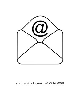 Diseño minimalista del Vector del logotipo del email.