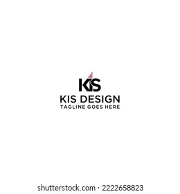 Minimalist emblem featuring bold typography and graphic accents for design and branding on clean white background