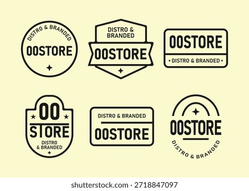 Diseño minimalista del logotipo del emblema en un estilo plano limpio. Este logotipo presenta una composición equilibrada de la insignia con tipografía atrevida y Formas geométricas simples. Diseñado con colores monocromáticos con un peso de línea consistente, lo que lo hace adecuado para la marca, ropa, ropa de calle, distribución e identidad minorista.

El estilo del logotipo del emblema es versátil y escalable, ideal para su uso en camisetas, etiquetas, etiquetas, empaques, señalización y medios digitales. Su sencilla estructura amigable con el Vector permite una fácil personalización y retroceso, lo que lo hace perfecto para proyectos de marca profesionales y Uso comercial.