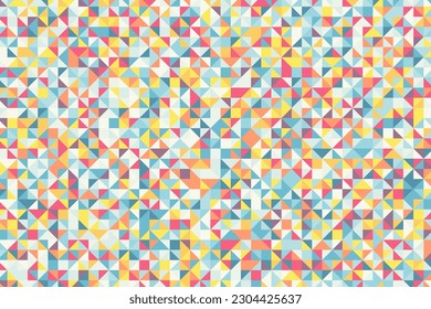 Minimalist empty colorful triangular universal background. Abstract elegant geometric seamless pattern for business, corporate, talks, invites and seminar presentation. Vector illustration