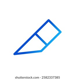 Minimalist Eraser Icon with Gradient Design