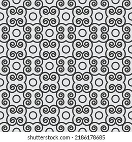 minimalist ethnic seamless pattern vector image