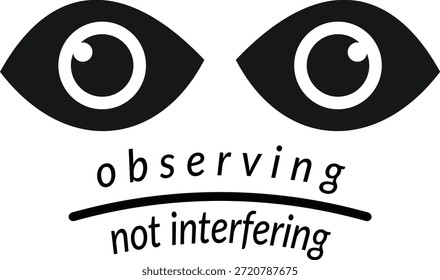Minimalist eye design tee promoting mindful observation, respect, and emotional awareness.