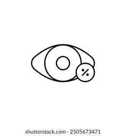 Minimalist Eye Icons set - Simple Line Art Ocular Graphic for Vision Concepts, Observational Symbols in Modern Art Style