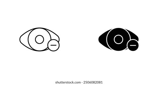 Minimalist Eye Icons set - Simple Line Art Ocular Graphic for Vision Concepts, Observational Symbols in Modern Art Style