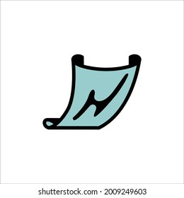 minimalist fabric rug logo design