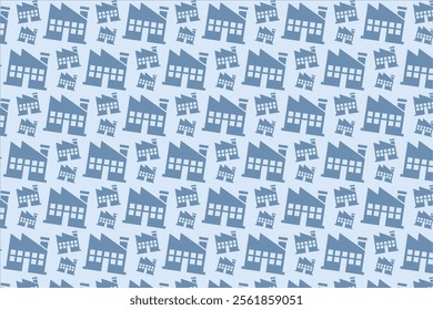 Minimalist factory pattern for industrial background
